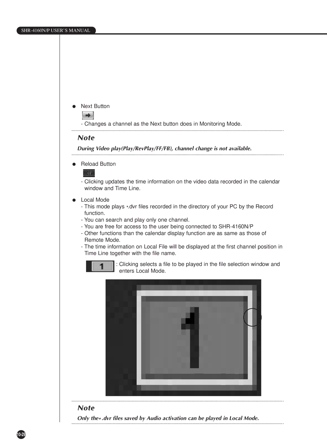 Samsung SHR-4160P, SHR-4160N user manual 10-29 