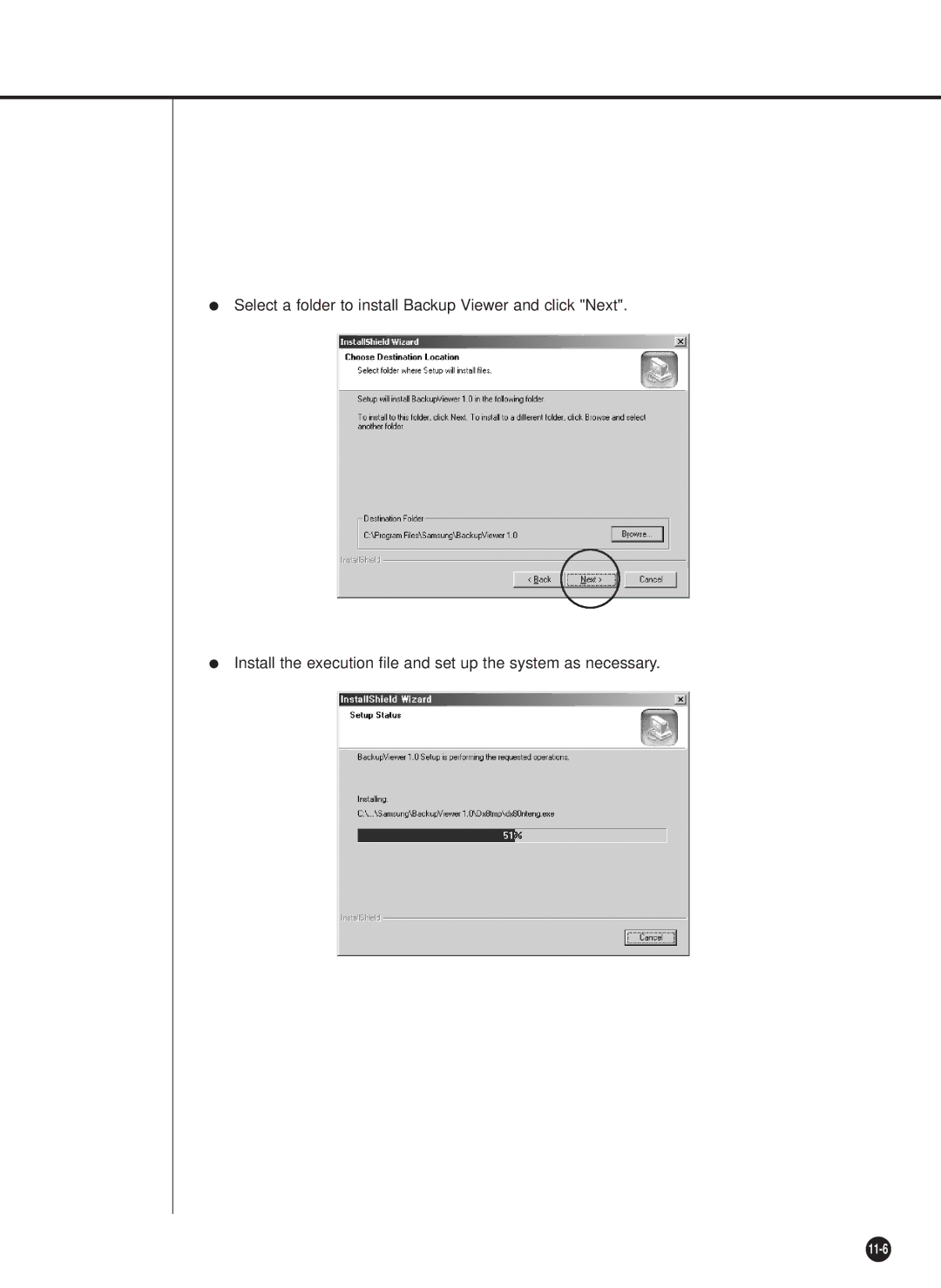 Samsung SHR-4160P, SHR-4160N user manual 11-6 