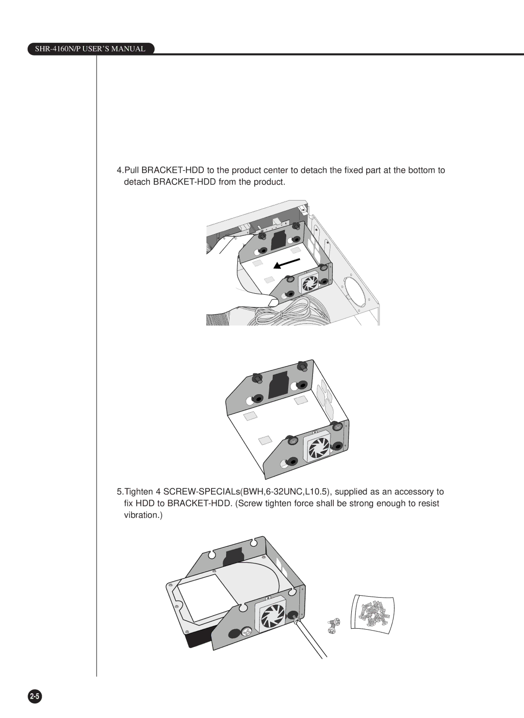 Samsung SHR-4160P user manual SHR-4160N/P USER’S Manual 