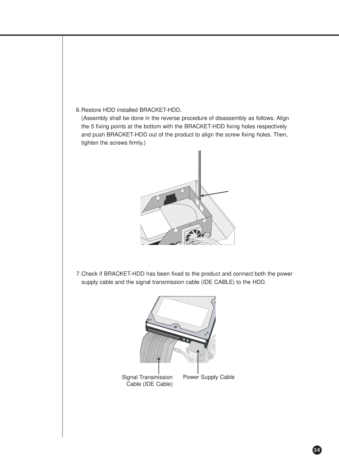 Samsung SHR-4160N, SHR-4160P user manual Cable IDE Cable 