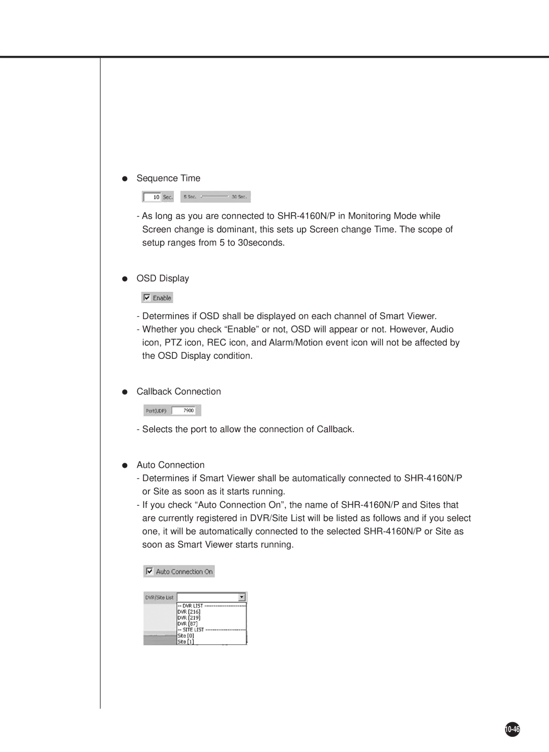 Samsung SHR-4160P/TRK manual 10-46 