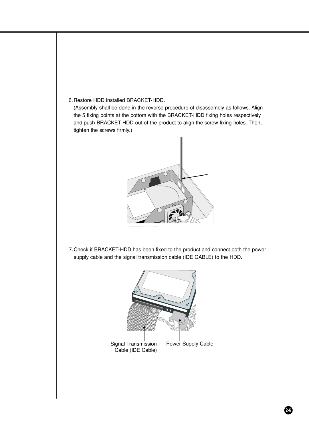 Samsung SHR-4160P/TRK manual Cable IDE Cable 