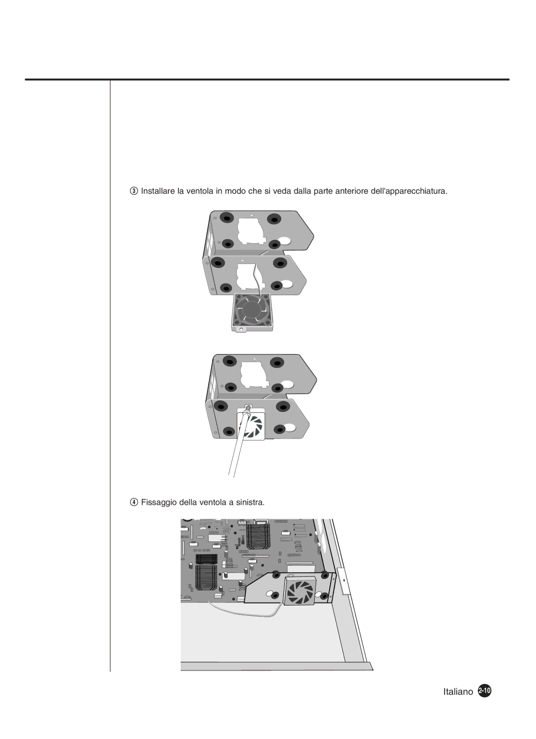 Samsung SHR-4160P manual Italiano 