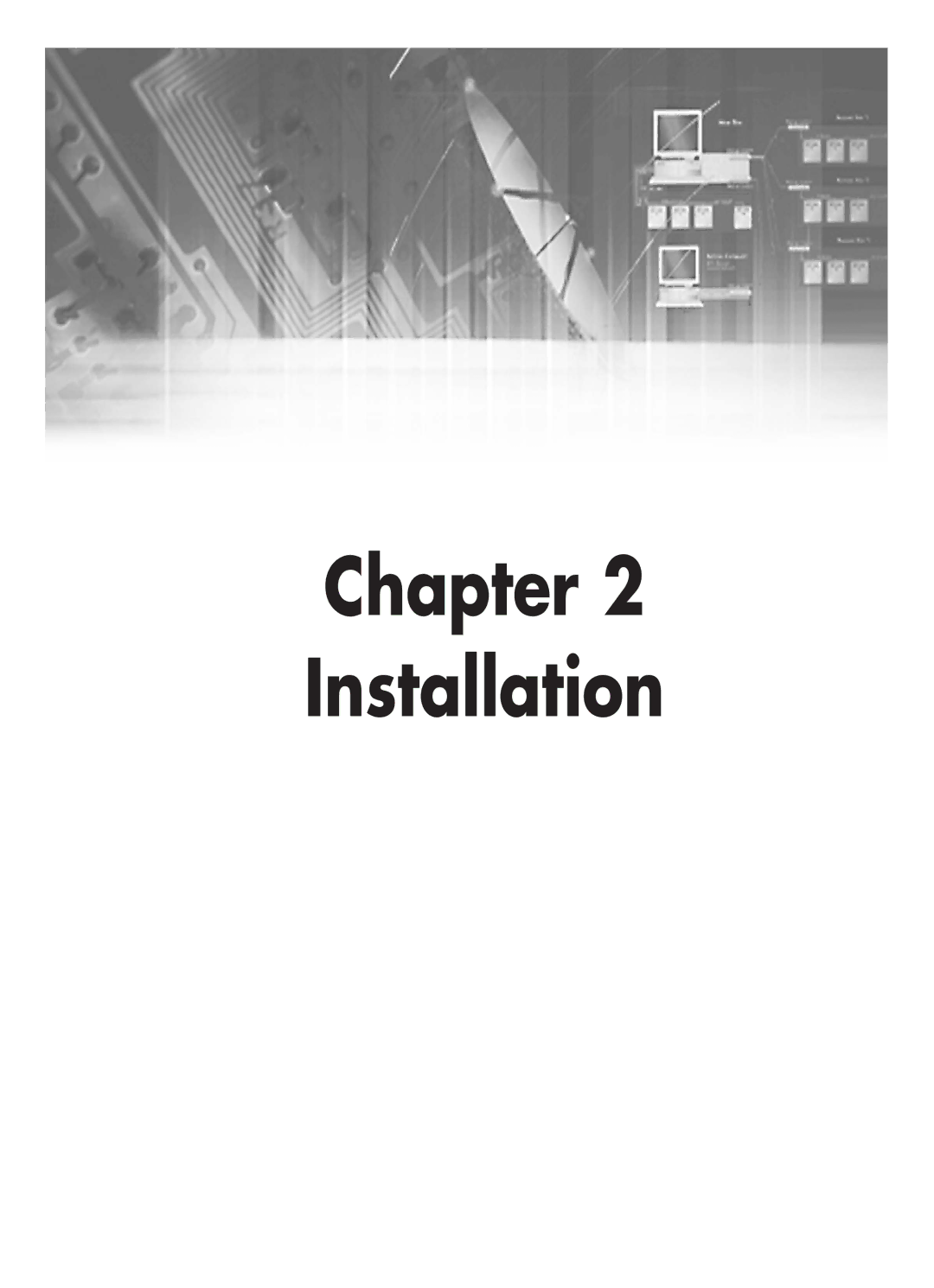 Samsung SHR-4160P manual Chapter Installation 