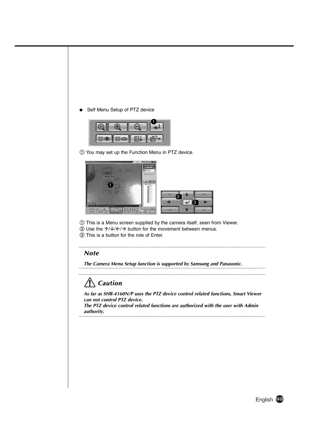 Samsung SHR-4160P manual English 