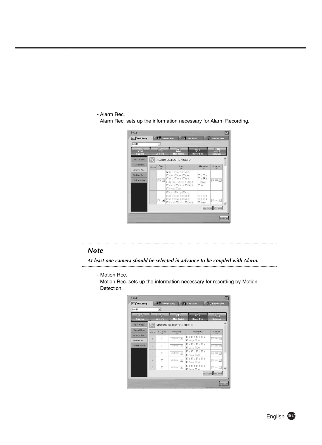 Samsung SHR-4160P manual English 