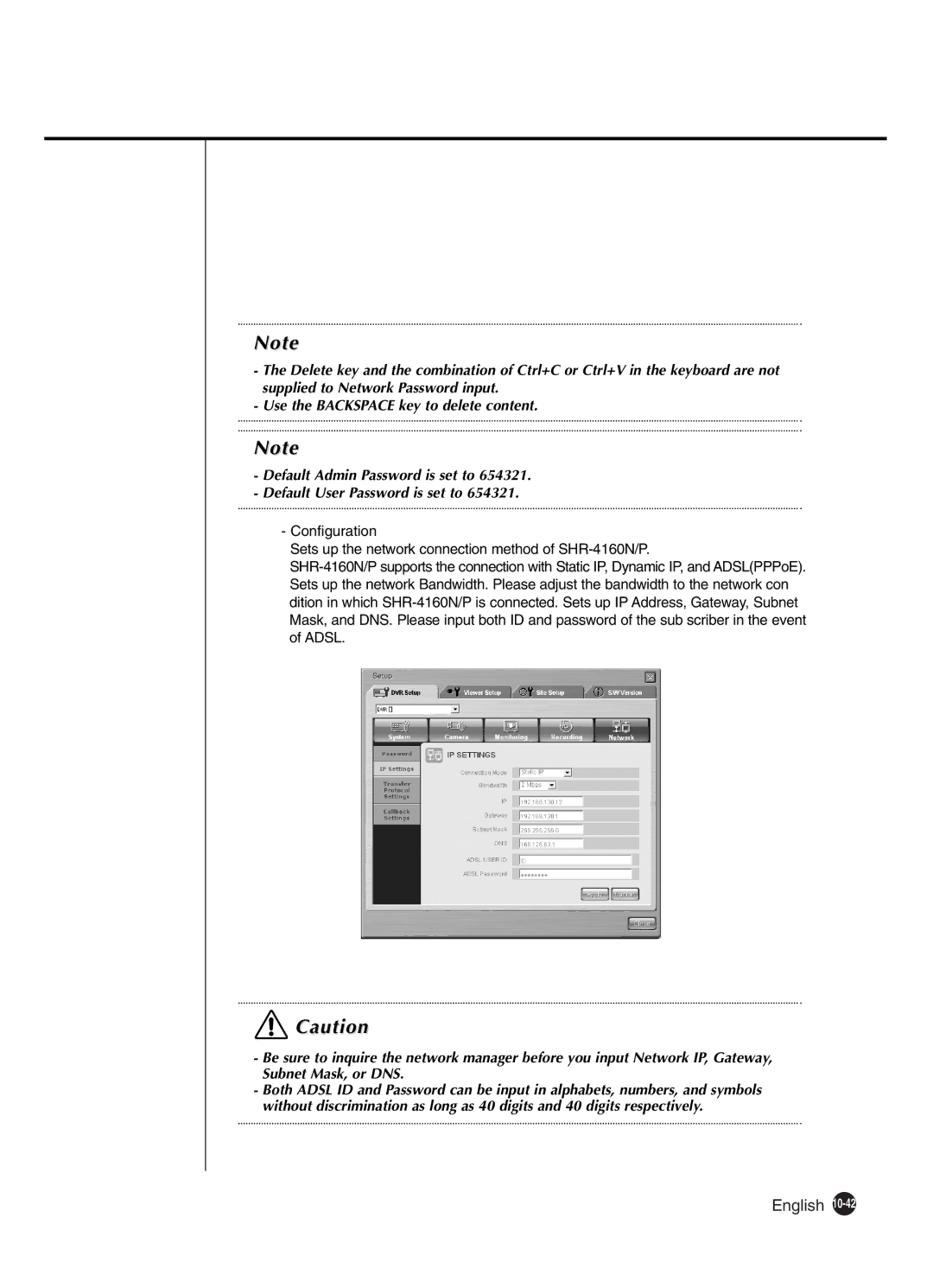 Samsung SHR-4160P manual English 