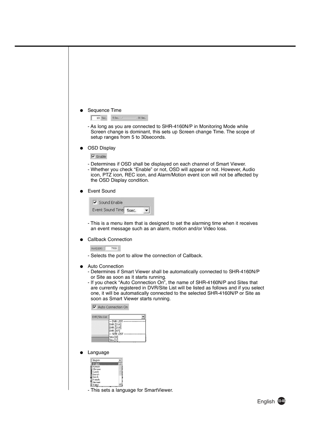 Samsung SHR-4160P manual English 