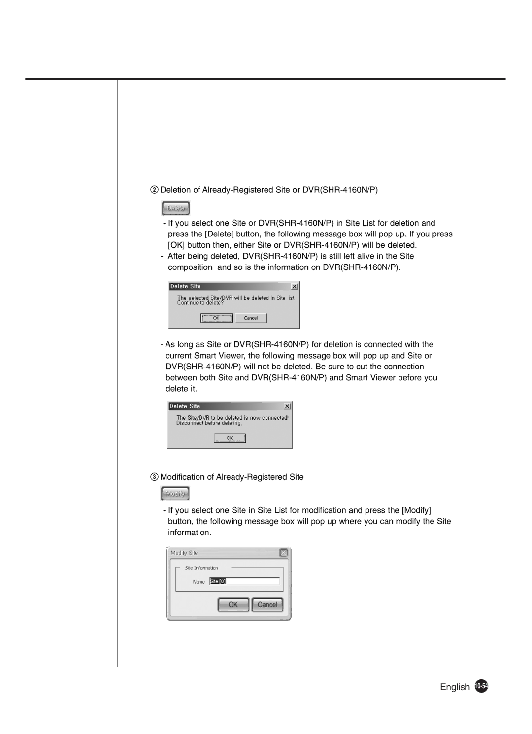 Samsung SHR-4160P manual English 