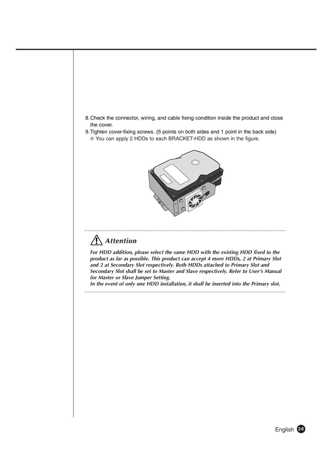 Samsung SHR-4160P manual English 