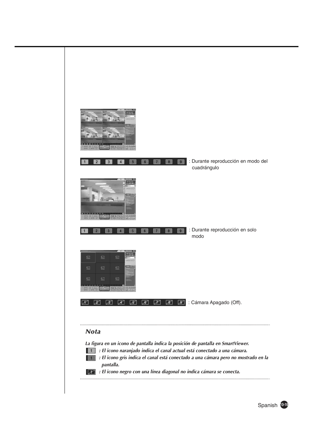 Samsung SHR-4160P manual Nota 