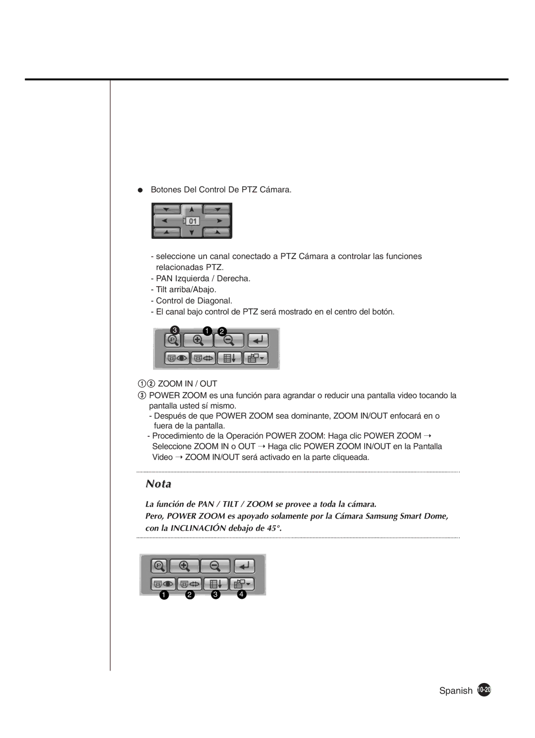 Samsung SHR-4160P manual @ Zoom in / OUT 