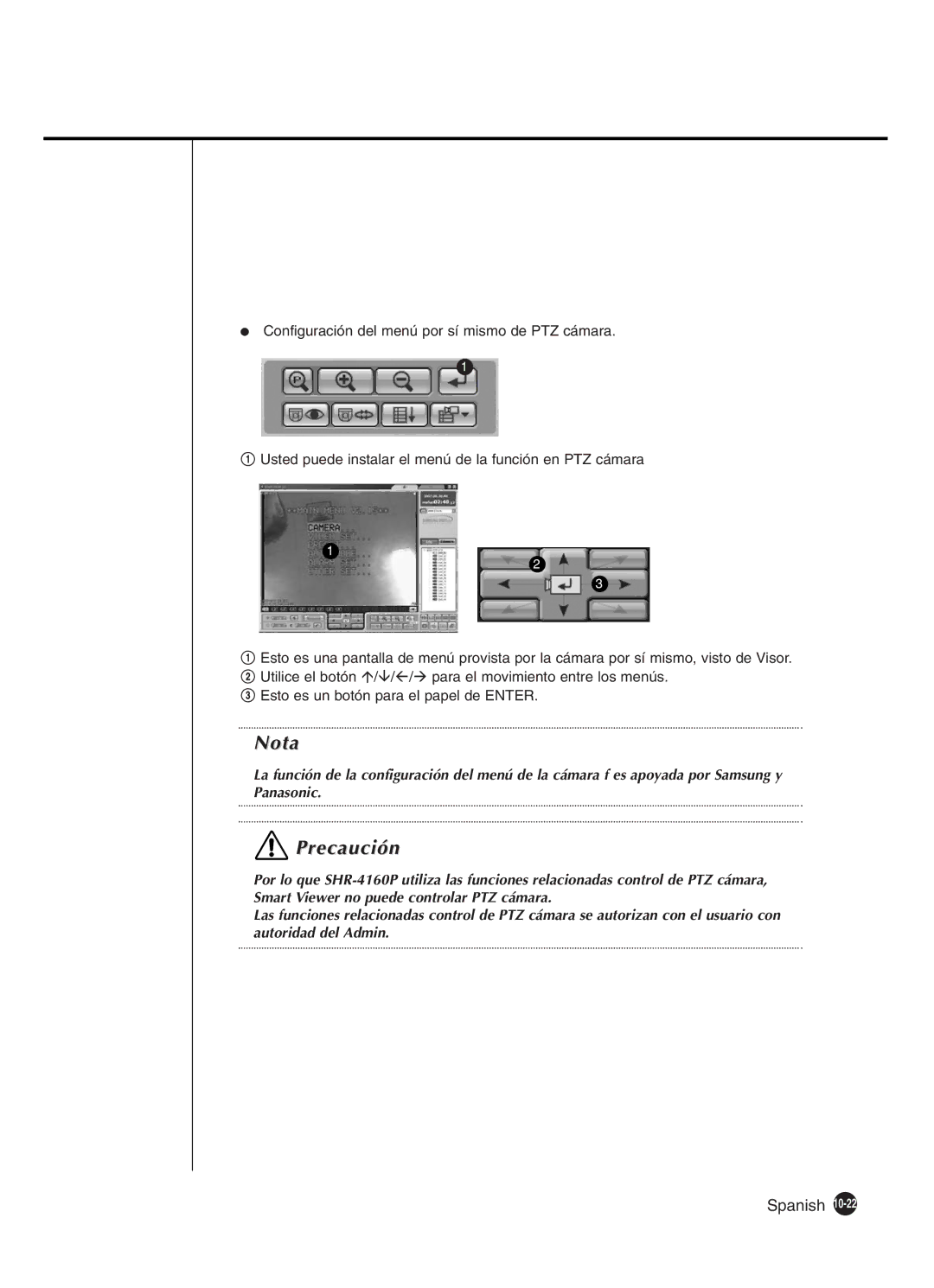 Samsung SHR-4160P manual Precaución 