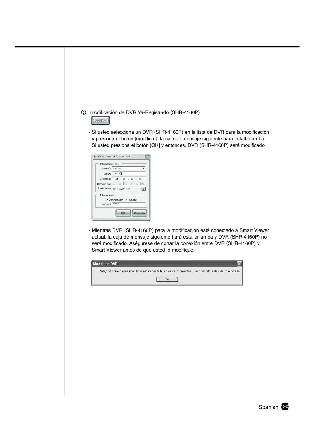 Samsung manual # modificación de DVR Ya-Registrado SHR-4160P 