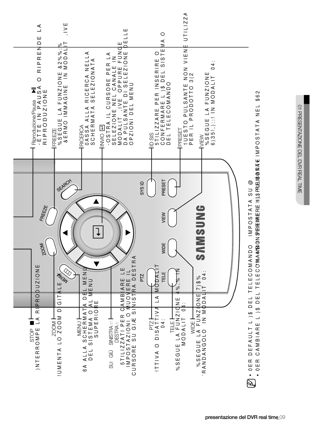 Samsung SHR-5042P/XET, SHR-5040P/XET manual Riproduzione/Pausa Mette in pausa o riprende la, Invio 