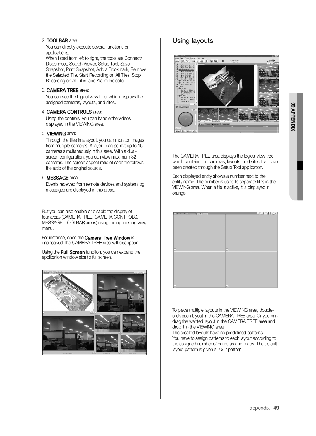 Samsung SHR-5040P/CZC, SHR-5040P/XEG, SHR-5042P/XEG, SHR-5042P/XEF, SHR-5040P/XET, SHR-5042P/XET manual Using layouts 