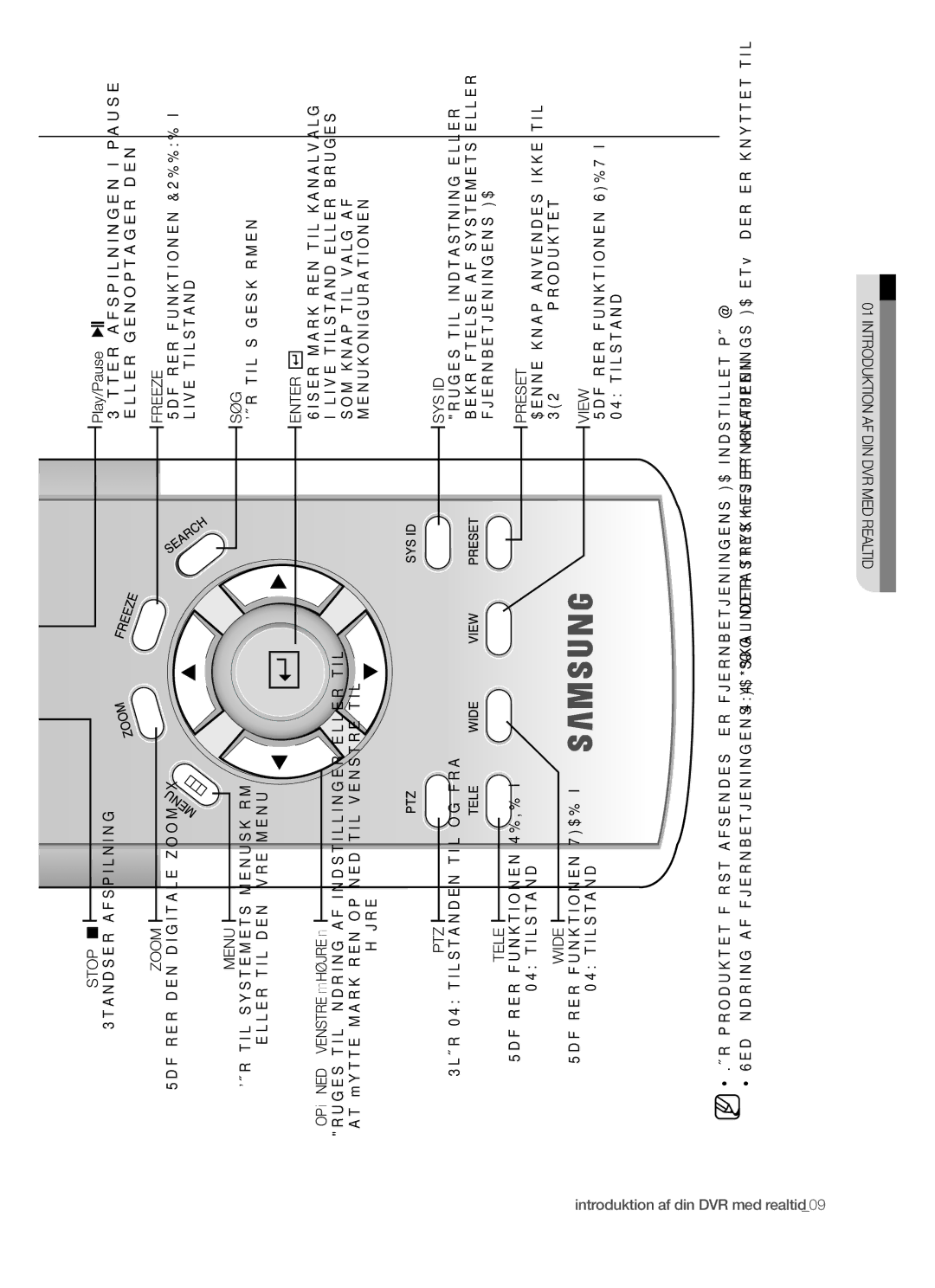 Samsung SHR-5042P manual Play/Pause, Enter 