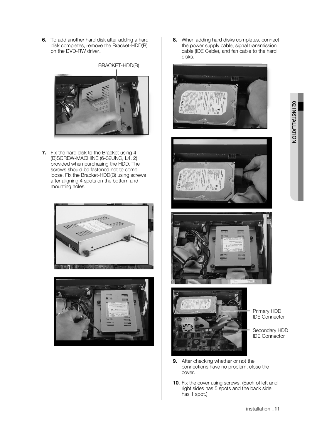 Samsung SHR-5082P/XET, SHR-5082P/XEG, SHR-5162P/XEG, SHR-5162P/XET, SHR-5082P/XEC, SHR-5162P/XEC, SHR-5162P/CZC Bracket-Hddb 