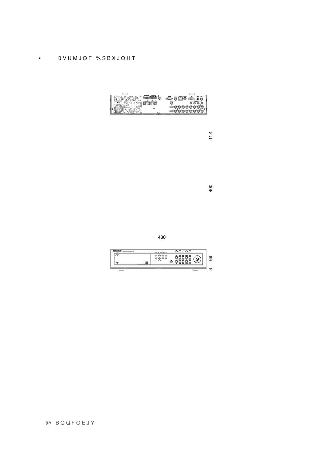 Samsung SHR-5082P/XEF, SHR-5162P/XEF, SHR-5082P/TRK, SHR-5082N, SHR-5162P/TRK, SHR-5162N manual  5082 Outline Drawings 