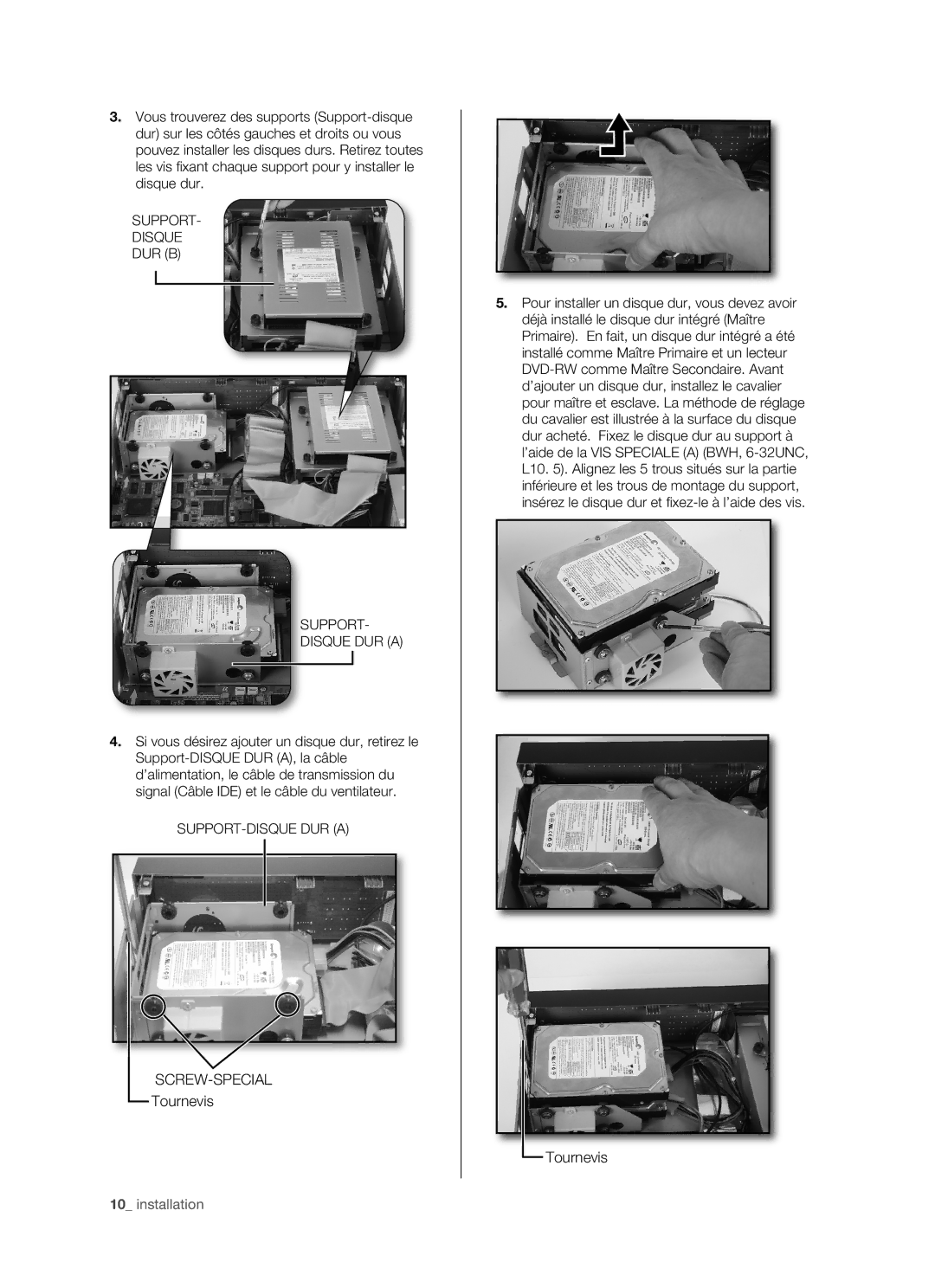 Samsung SHR-5082P/XEF, SHR-5162P/XEF manual Screw-Special 