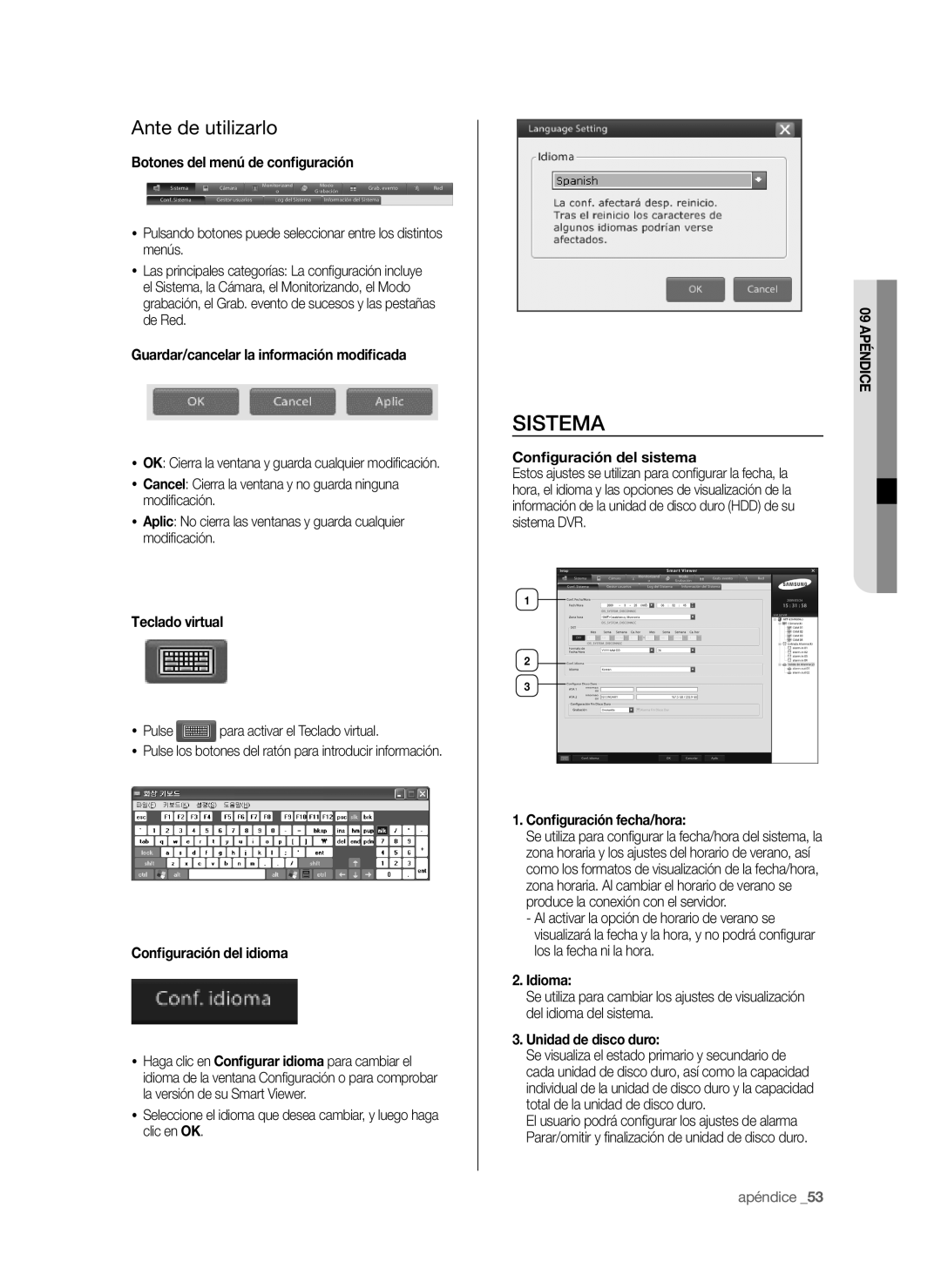 Samsung SHR-6042P, SHR-6040P manual Ante de utilizarlo 