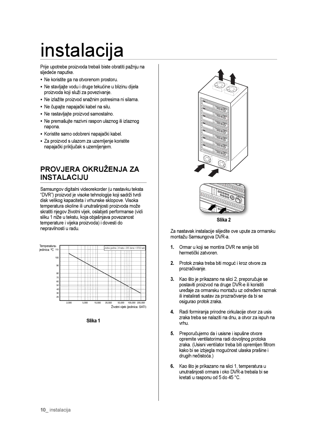 Samsung SHR-6042P manual Instalacija, Provjera Okruženja ZA Instalaciju, Slika 