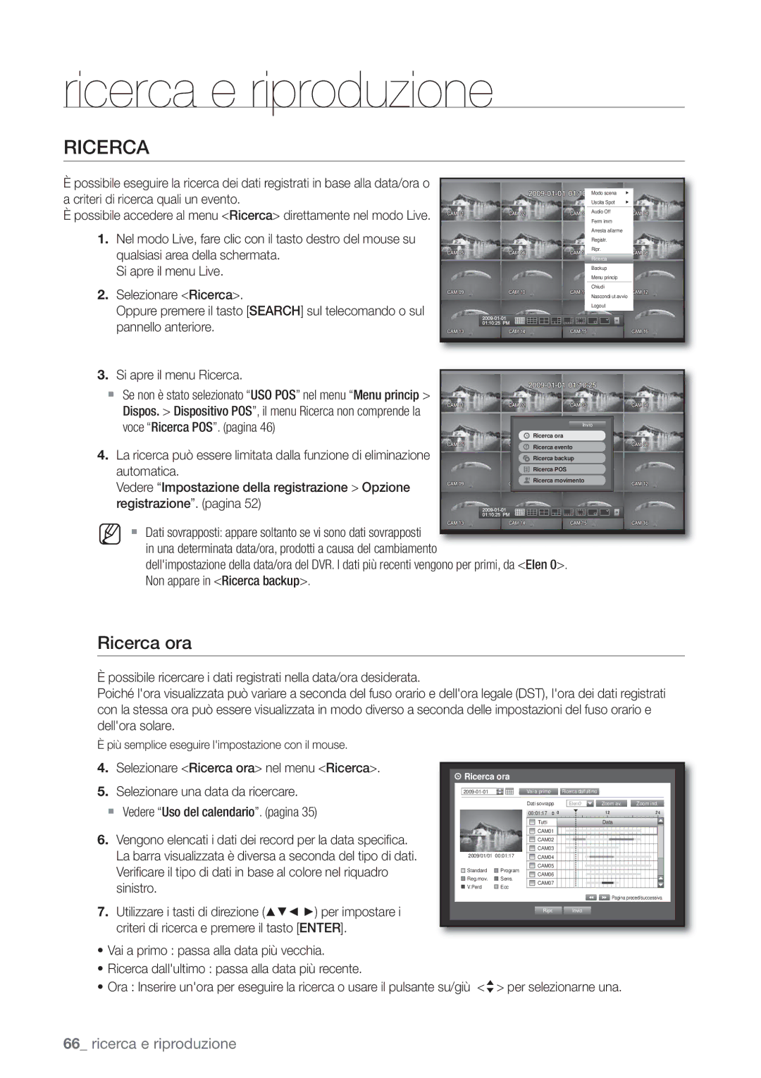 Samsung SHR-6082P, SHR-6162P manual Selezionare Ricerca ora nel menu Ricerca, Per selezionarne una 