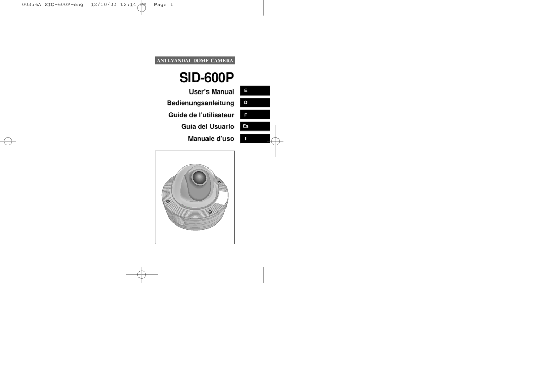 Samsung SID-600P manual 