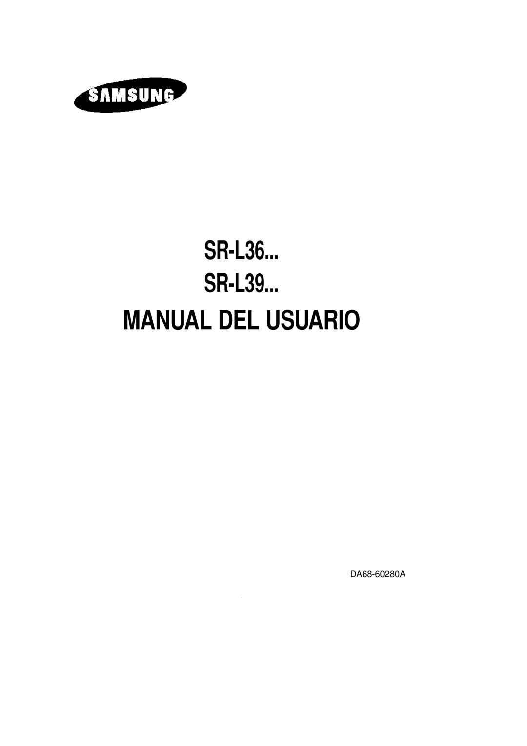 Samsung SL36WJ1/XET, SL36WJ1/XEU, SL39WJ1/XEU, SL39WJ5/XES, SL39SH1/XES, SL36WJ2/ABW, SL36WJ1/XES manual Manual DEL Usuario 