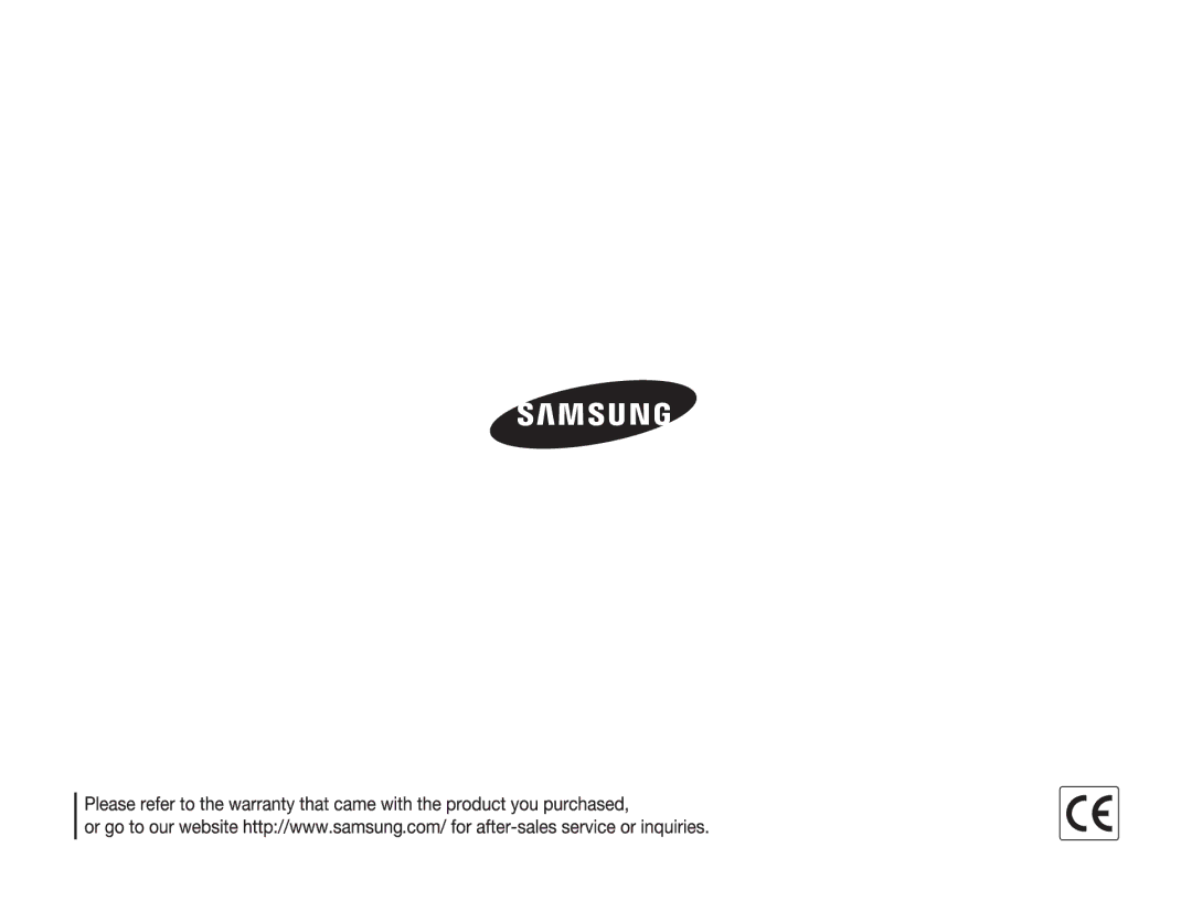 Samsung SL50B user manual 