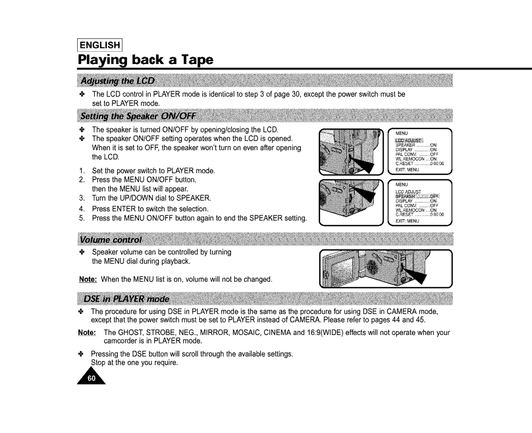 Samsung SL870, SL860, SC-L810 manual Lcd 