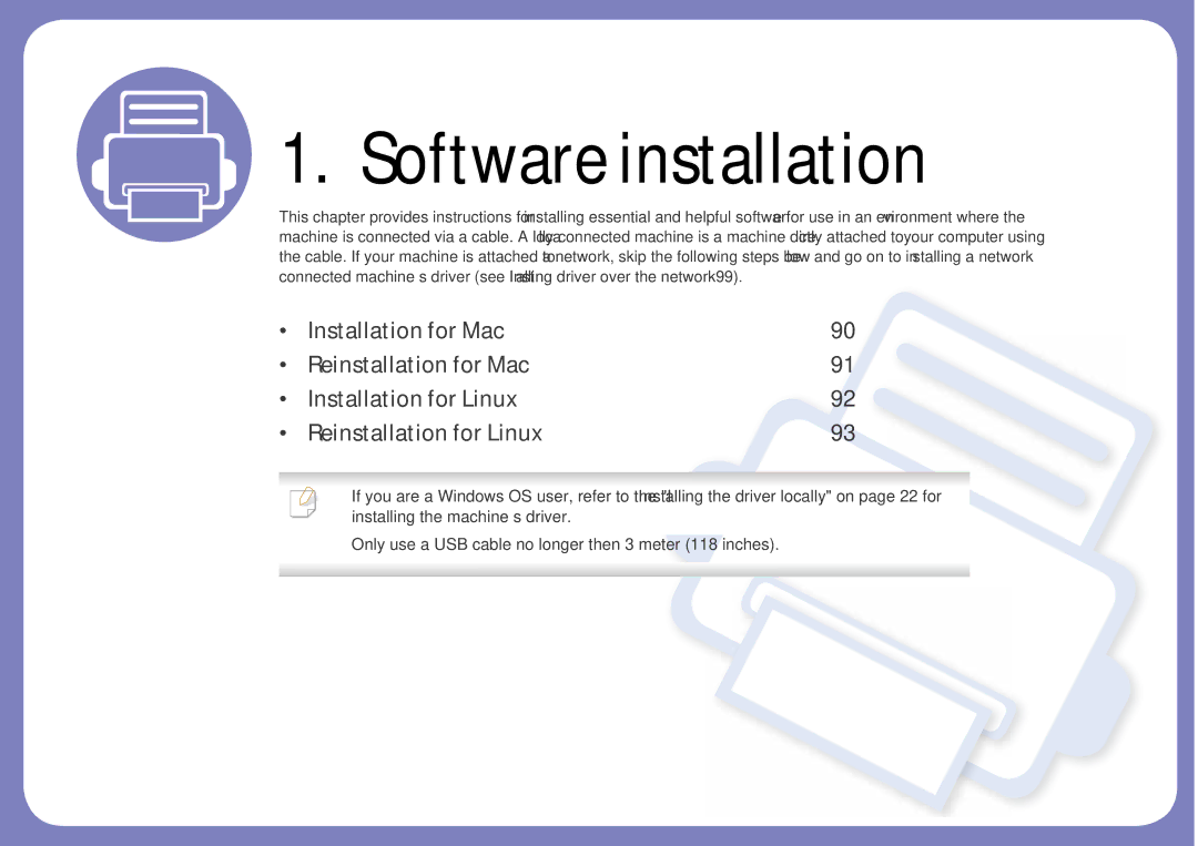 Samsung SLC410WXAA, SLC410WXAC manual Software installation 