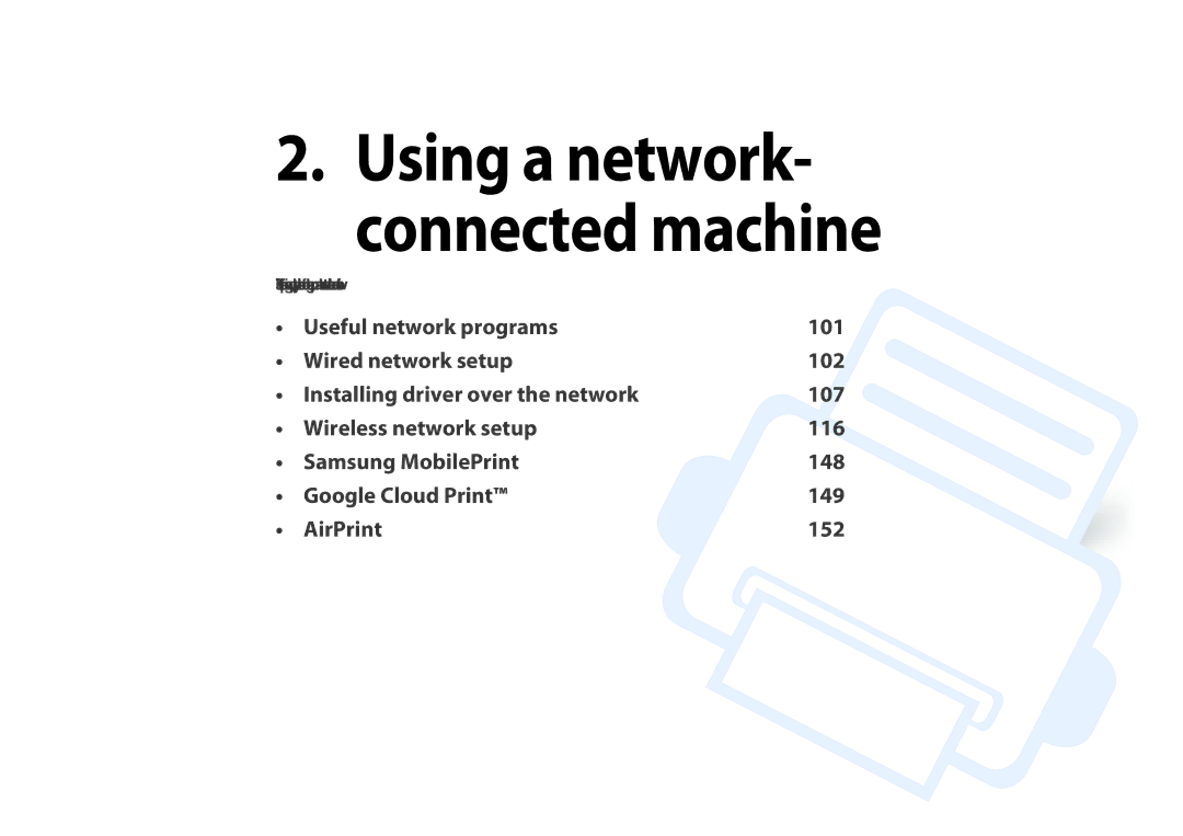 Samsung SLM2825DWXAA manual Using a network- connected machine 