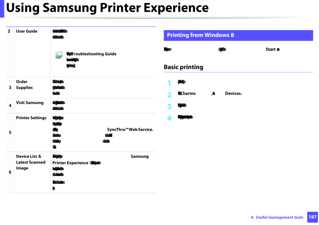 Samsung SLM2825DWXAA manual Printing from Windows 