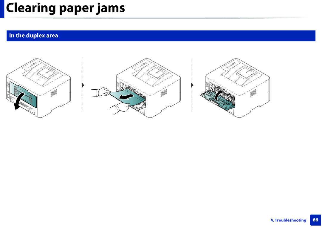 Samsung SLM2825DWXAA manual Duplex area 