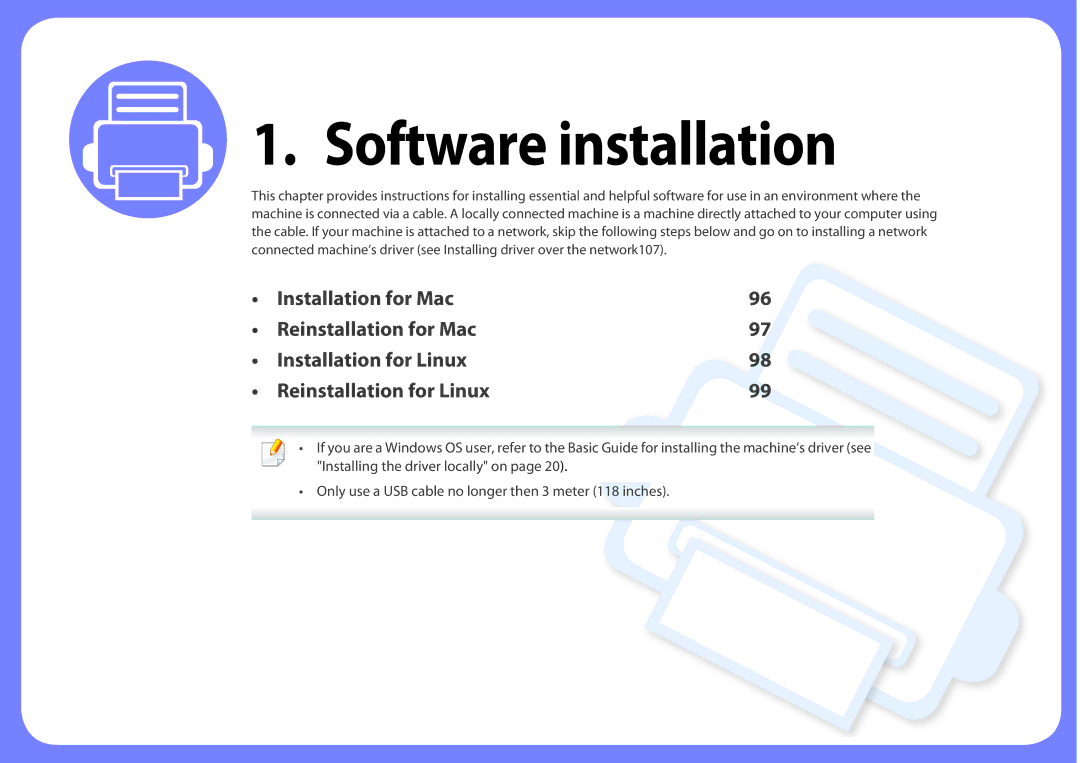 Samsung SLM2825DWXAA manual Software installation 