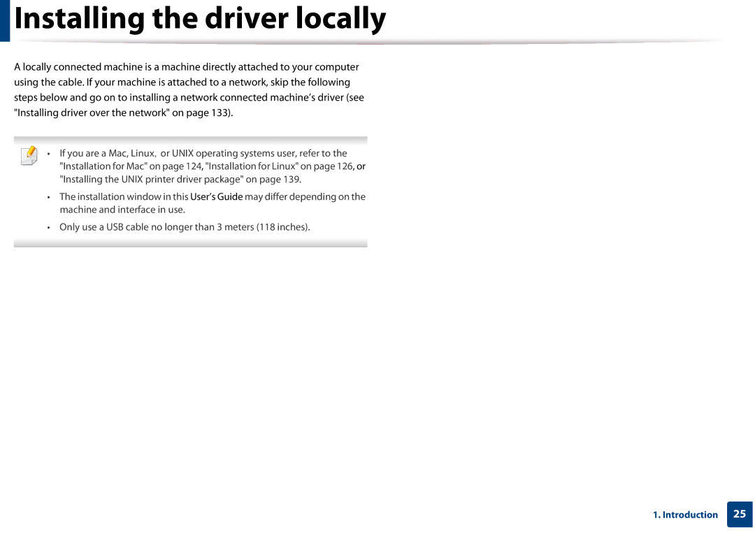 Samsung SLM3820DWXAA, SLM3320NDXAA manual Installing the driver locally 