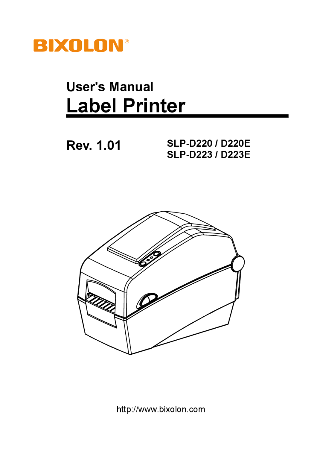 Samsung SLPD220, SLP-D220E, SLP-D223E user manual Label Printer 