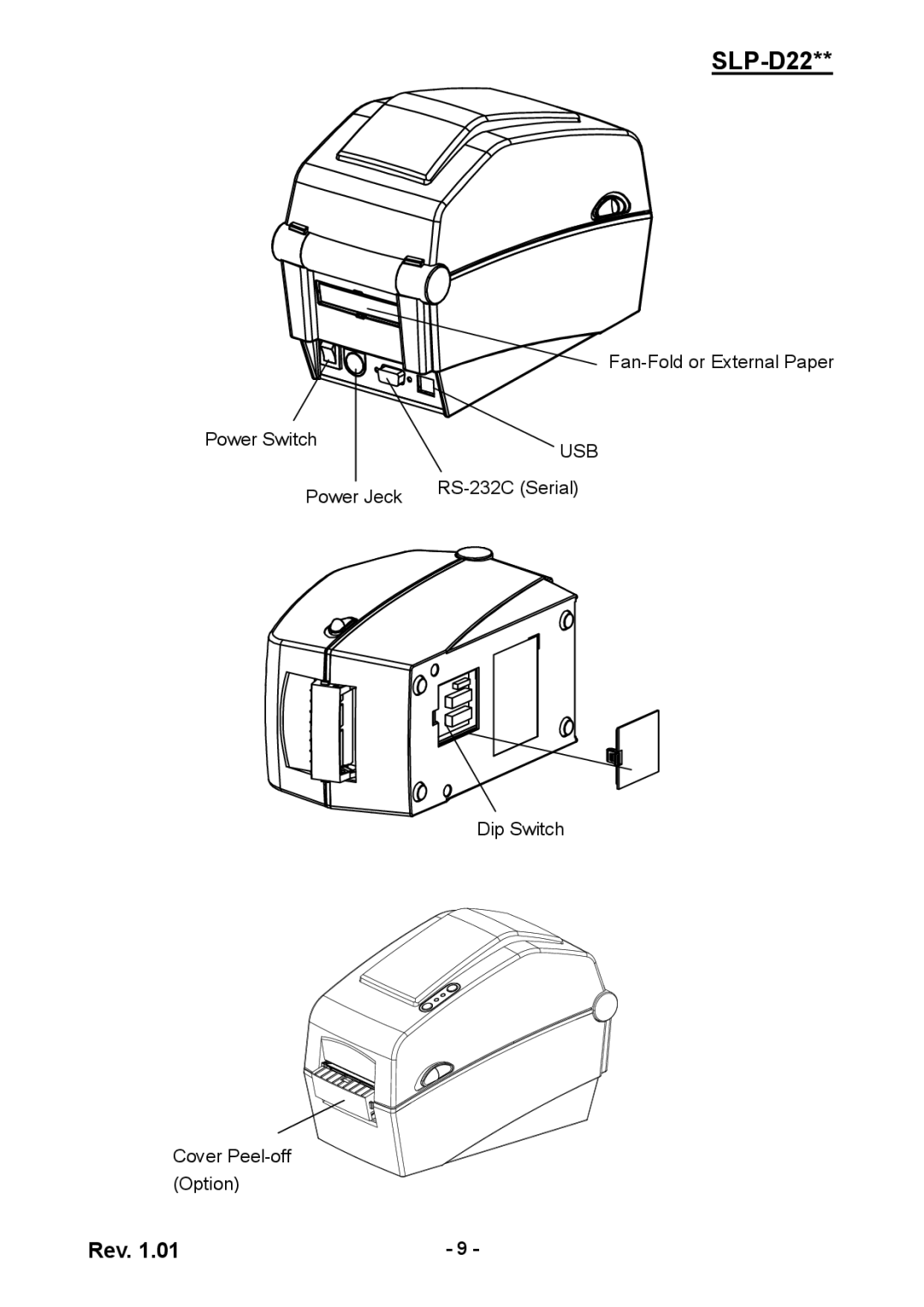 Samsung SLP-D223E, SLPD220, SLP-D220E user manual Usb 