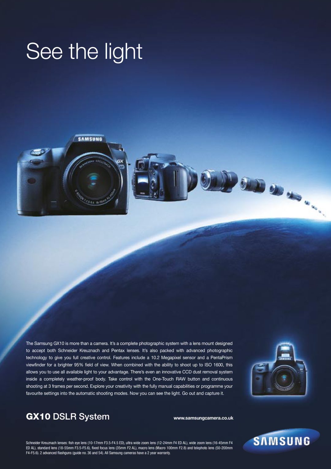 Samsung SLRS manual See the light 