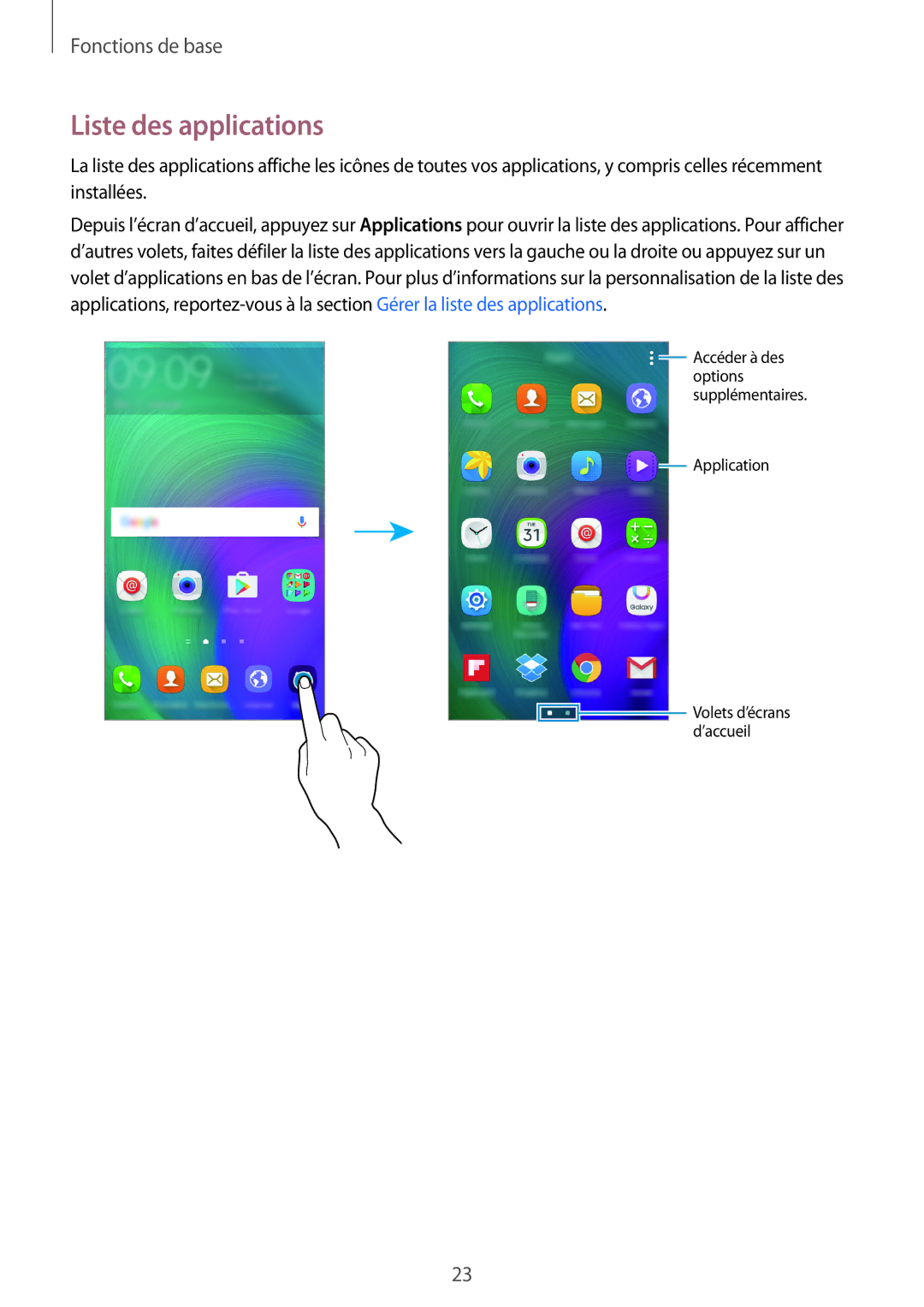 Samsung SM-A300FZWUSFR, SM-A300FZSUXEF, SM-A300FZKUBOG, SM-A300FZWUFTM, SM-A300FZWUBOG, SM-A300FZWUXEF Liste des applications 