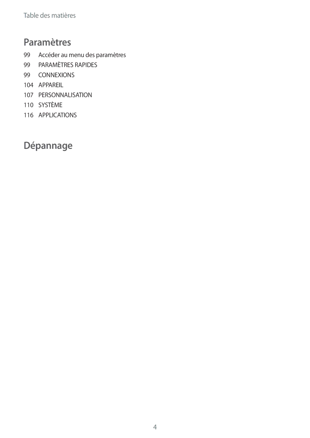 Samsung SM-A300FZWUBOG, SM-A300FZSUXEF, SM-A300FZKUBOG, SM-A300FZWUFTM, SM-A300FZWUSFR, SM-A300FZWUXEF manual Dépannage 