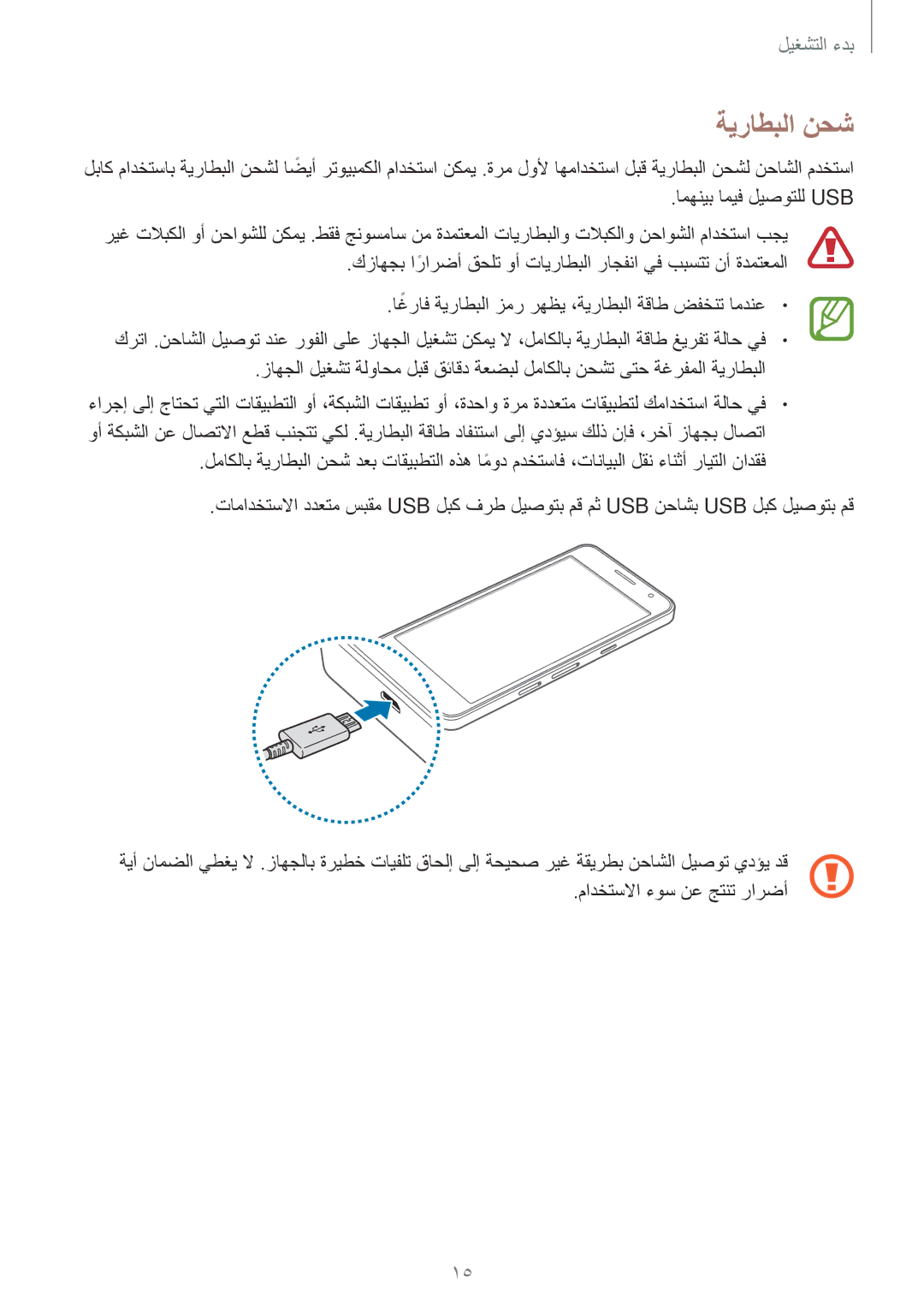 Samsung SM-A300HZSDEGY, SM-A300HZDDEGY, SM-A300HZWDKSA, SM-A300HZKDTHR, SM-A300HZWDEGY, SM-A300HZWDTHR manual ةيراطبلا نحش 