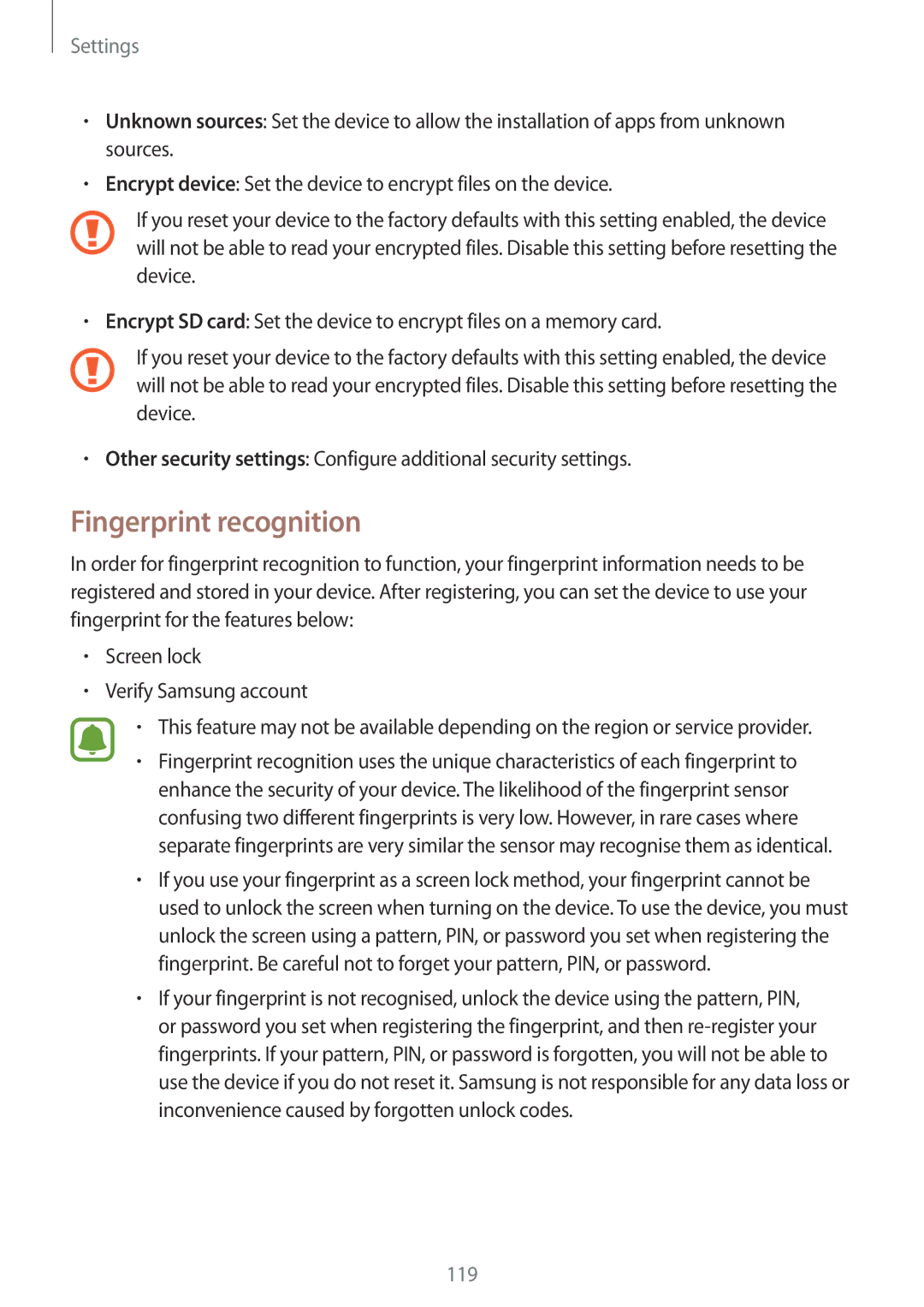 Samsung SM-A310FZWAPHE, SM-A310FEDADBT, SM-A310FZKADBT, SM-A310FZDADBT, SM-A310FZWADBT, SM-A310FZWAXEF Fingerprint recognition 