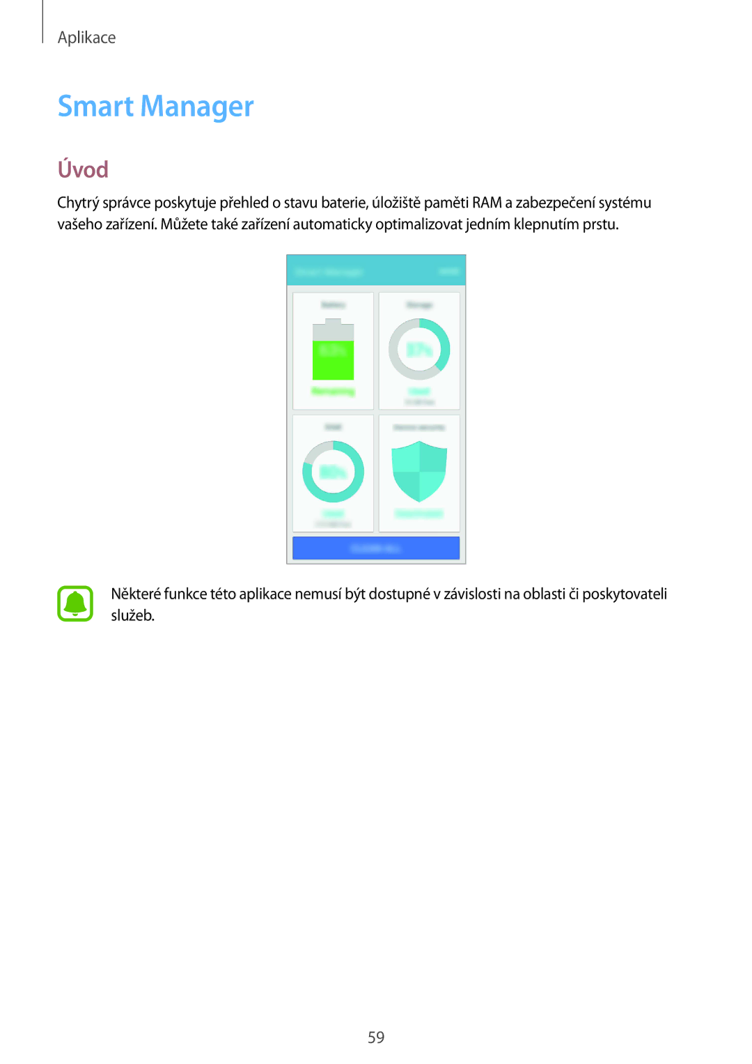 Samsung SM-A310FZKAO2C manual Smart Manager 