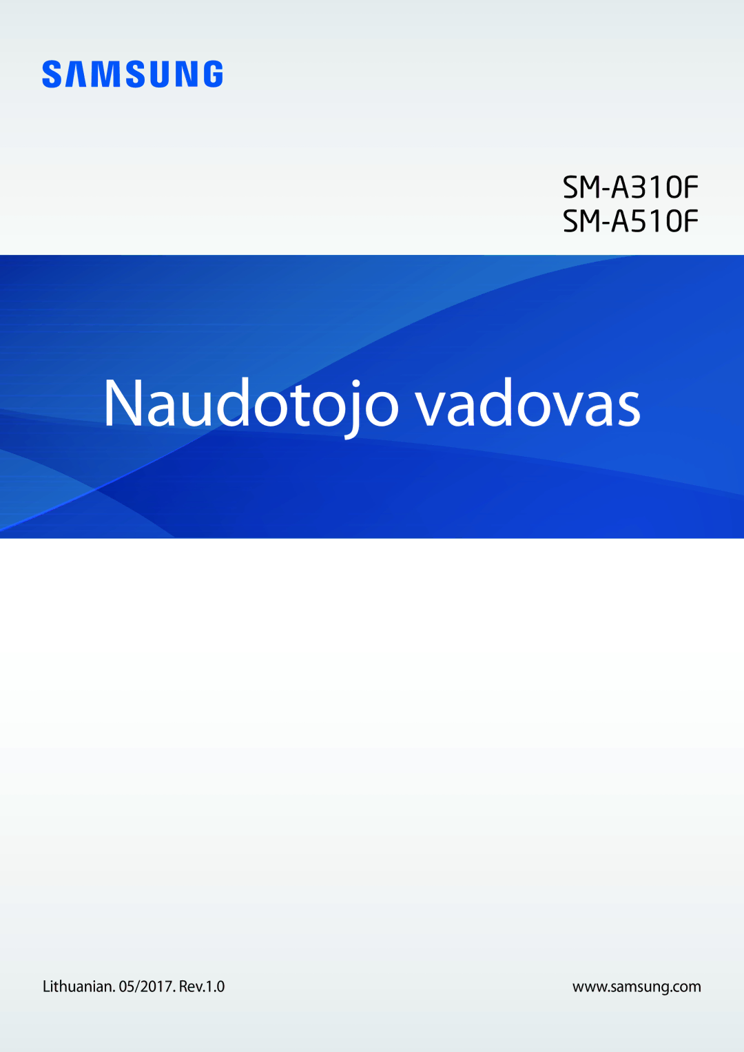 Samsung SM-A310FZDASEB, SM-A310FZKASEB manual Naudotojo vadovas 