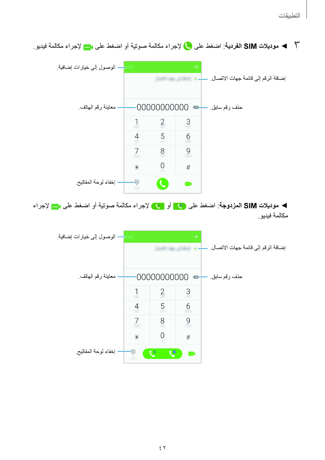 Samsung SM-A310FZDDKSA, SM-A310FZWAKSA, SM-A310FEDDKSA, SM-A310FZKDKSA manual التطبيقات 