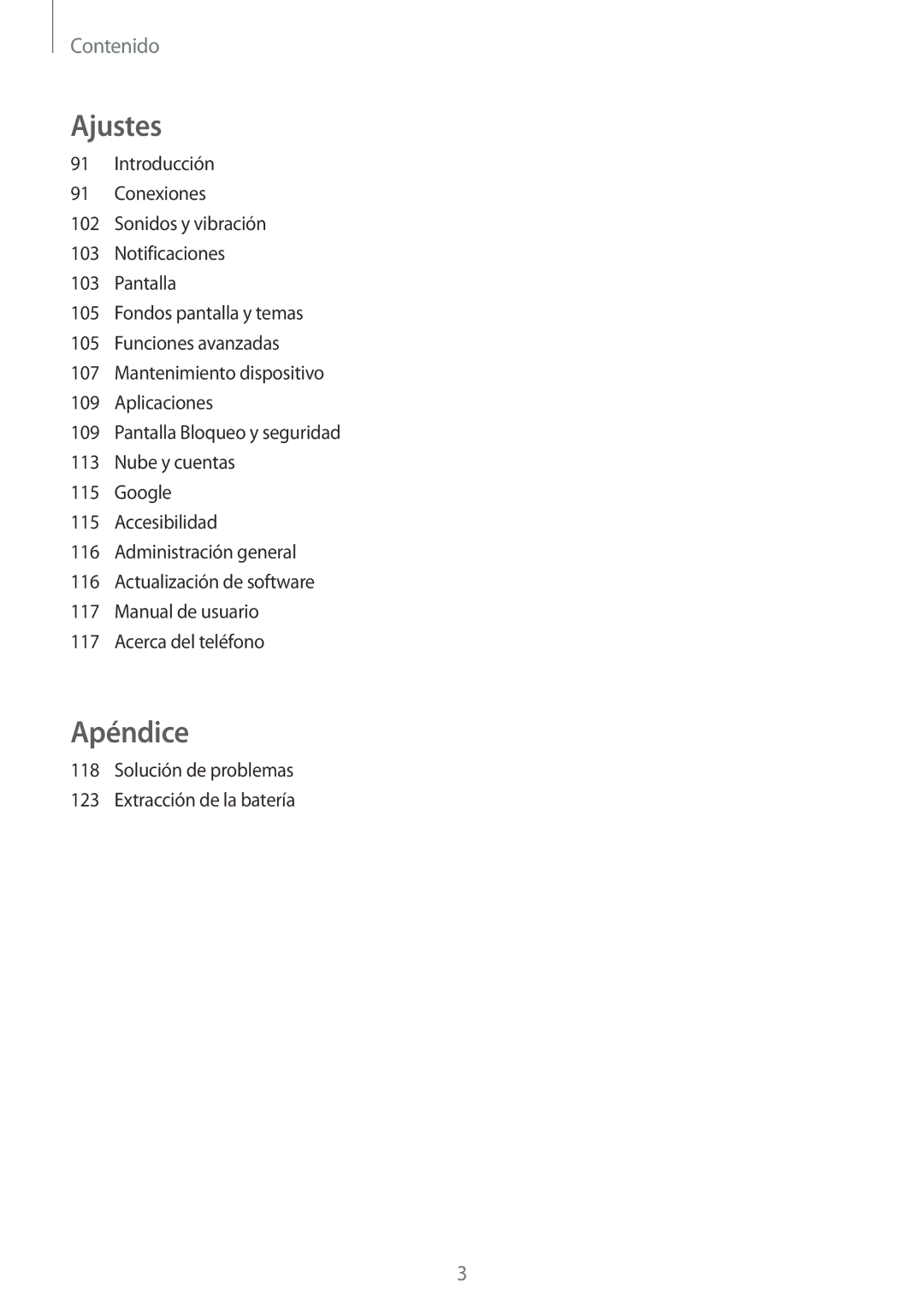 Samsung SM-A310FZKAPHE, SM-A310FZWAPHE, SM-A310FZDAPHE, SM-A310FEDAPHE manual Apéndice 