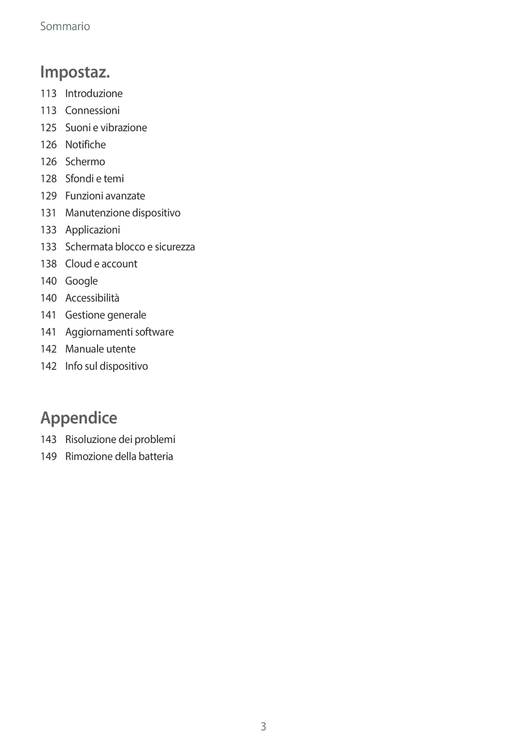 Samsung SM-A320FZKNITV, SM-A320FZBNITV, SM-A320FZINITV, SM-A320FZDNITV manual Appendice 