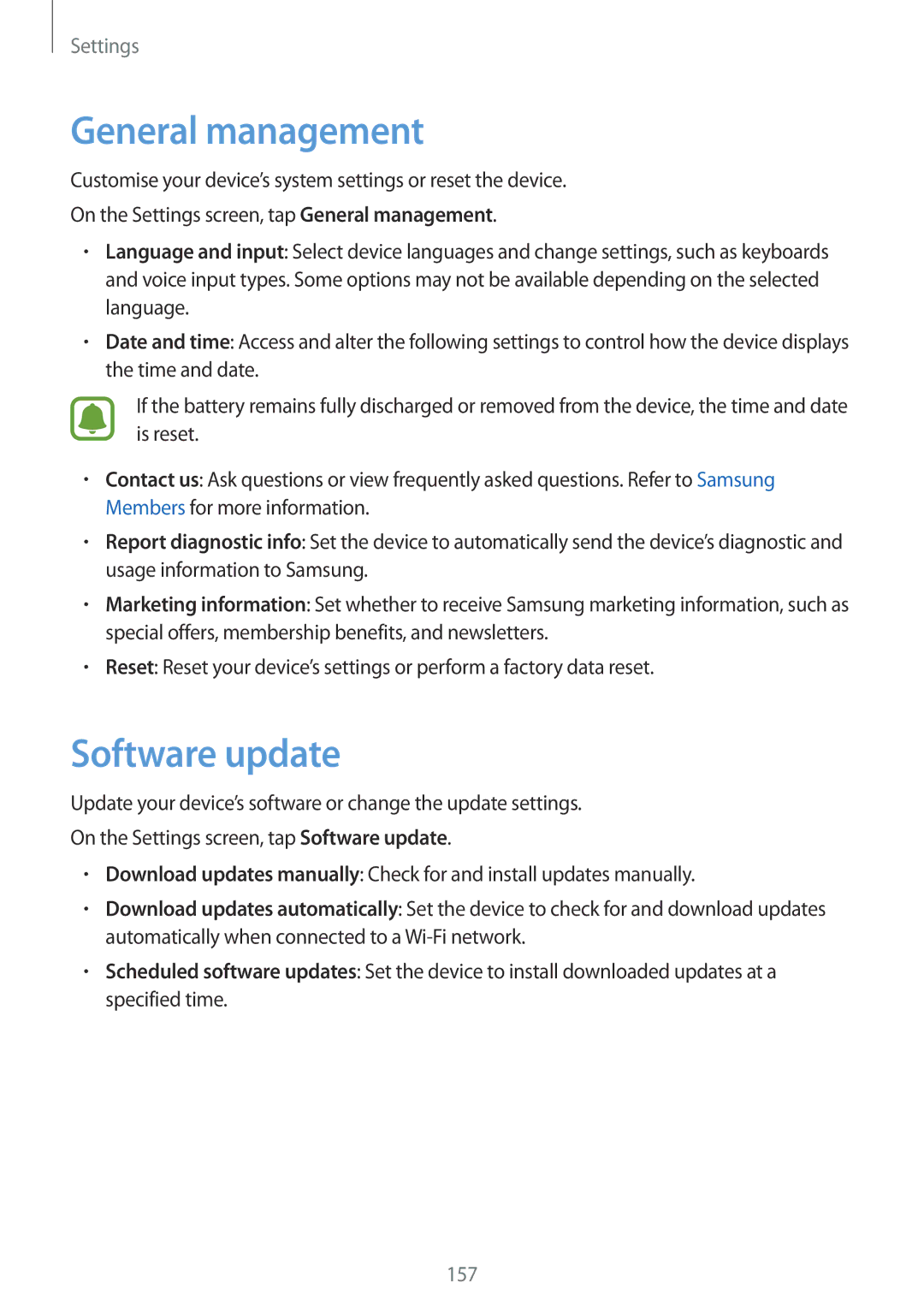 Samsung SM-A320FZBNXEF, SM-A320FZDNDBT, SM-A320FZKNDBT, SM-A320FZINDBT, SM-A320FZBNDBT General management, Software update 